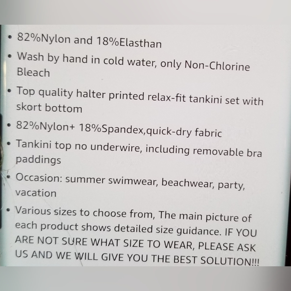 NWOT HALTER TANKINI TOP AND SKORT BOTTOM SET SWIM SUIT SWIM DRESS. cute - Picture 7 of 7